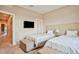 Two twin beds, neutral decor, and a hallway view at 3213 Brasilia Ave, Kissimmee, FL 34747