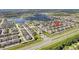 Wide aerial view of house and neighborhood at 2917 Windmill Dr, Kissimmee, FL 34741