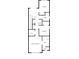 Second floor plan showcasing primary bedroom, laundry, and multiple bedrooms and bathrooms at 2917 Windmill Dr, Kissimmee, FL 34741