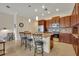 Modern kitchen with stainless steel appliances and granite countertops at 274 Captiva Dr, Davenport, FL 33896