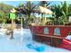 Interactive splash pad with pirate ship and water features at 274 Captiva Dr, Davenport, FL 33896