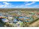 Aerial view of a water park with slides, pools, and various attractions at 3037 Sea Plane Ln, Kissimmee, FL 34747