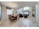 Open concept dining room with a view of the living room and kitchen at 4722 Sleepy Hollow Dr, Kissimmee, FL 34746