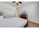 Bright bedroom with a double bed and large closet at 4722 Sleepy Hollow Dr, Kissimmee, FL 34746
