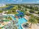 Relaxing community pool with waterslides at 4722 Sleepy Hollow Dr, Kissimmee, FL 34746