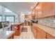 Spacious kitchen with stainless steel appliances and an island at 4722 Sleepy Hollow Dr, Kissimmee, FL 34746
