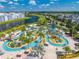 Community pool and waterslides at 4722 Sleepy Hollow Dr, Kissimmee, FL 34746