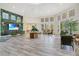 Community clubhouse lobby with tropical decor and comfortable seating at 2300 Silver Palm Dr # 303, Kissimmee, FL 34747