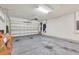 Spacious garage with overhead storage and ample space at 356 Toldedo Rd, Davenport, FL 33837