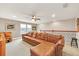 Comfortable loft area with a sectional sofa and plenty of space at 356 Toldedo Rd, Davenport, FL 33837