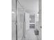 Bright bathroom with walk-in shower and tile flooring at 8839 Interlocking Ct, Davenport, FL 33896