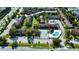 Complex with multiple buildings, parking, pool, and tennis court at 5150 Picadilly Circus Ct # 7, Orlando, FL 32839