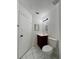 Bathroom with toilet, vanity, and tiled floors at 5150 Picadilly Circus Ct # 7, Orlando, FL 32839