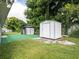 Backyard with shed and artificial turf at 1721 Bellgrove St, Lakeland, FL 33805