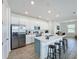 Bright kitchen with stainless steel appliances and white cabinets at 2236 Derwent Dr, Davenport, FL 33896