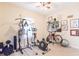 Home gym with various exercise equipment at 1380 E Lake Shore Blvd, Kissimmee, FL 34744