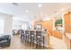 Spacious kitchen with island, stainless steel appliances, and ample cabinetry at 1380 E Lake Shore Blvd, Kissimmee, FL 34744