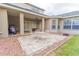 Patio with pavers, sitting area, and adjacent to house at 1380 E Lake Shore Blvd, Kissimmee, FL 34744