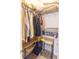 Well-organized closet with shelves and hanging rods at 1380 E Lake Shore Blvd, Kissimmee, FL 34744