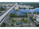 Aerial view showing condo community by lake and highway at 127 Oyster Bay Cir # 110, Altamonte Springs, FL 32701