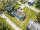 Aerial view of house and surrounding area at 2909 Annalee Rd, St Cloud, FL 34771