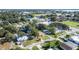 Aerial view showing the property's neighborhood and surroundings at 402 Tuscarora St, Lakeland, FL 33805