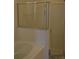 Bathroom with a corner bathtub, shower, and glass enclosure at 608 Copeland Dr, Haines City, FL 33844