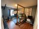 Bedroom with built-in bunk beds and a workspace at 1615 Martinsville Ct, Orlando, FL 32825