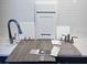 Kitchen design options with various cabinet and flooring choices at 183 Bull Frog Ln, Umatilla, FL 32784