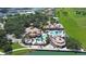 Resort-style community pool with expansive deck and cabanas at 3757 Eagle Isle Cir, Kissimmee, FL 34746