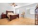 Bedroom with king-size bed and ample closet space at 4350 E Hinson Ave, Haines City, FL 33844