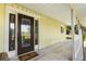 Inviting front door entrance with sidelights at 4350 E Hinson Ave, Haines City, FL 33844