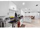 Modern kitchen with stainless steel appliances and island at 4350 E Hinson Ave, Haines City, FL 33844