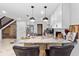 Modern kitchen with island and breakfast bar at 4350 E Hinson Ave, Haines City, FL 33844