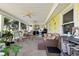 Relaxing screened porch with seating and outdoor space at 4350 E Hinson Ave, Haines City, FL 33844