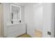 Bathroom featuring a double vanity and a large mirror at 424 Wilder Rd, Lakeland, FL 33809