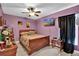 Bedroom with a double bed and a view at 5232 Deer Creek Dr, Orlando, FL 32821