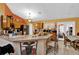 Spacious kitchen with an island and breakfast nook, offering plenty of storage and counter space at 5232 Deer Creek Dr, Orlando, FL 32821