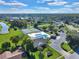 Community pool, tennis courts and clubhouse at 5232 Deer Creek Dr, Orlando, FL 32821
