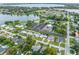 Aerial view of the house and surrounding neighborhood at 912 Avenue T Se, Winter Haven, FL 33880