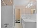 Clean bathroom with shower, vanity, and updated fixtures at 912 Avenue T Se, Winter Haven, FL 33880