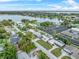 Aerial view of property located by the lake at 912 Avenue T Se, Winter Haven, FL 33880