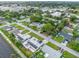 Aerial view showcasing the home's location in a residential neighborhood at 912 Avenue T Se, Winter Haven, FL 33880