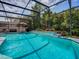 Relaxing screened pool perfect for outdoor enjoyment at 1049 Lake Berkley Dr, Kissimmee, FL 34746