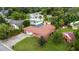 Aerial view of a ranch-style home, yard, and neighborhood at 7819 Puritan Rd, Orlando, FL 32807
