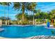 Resort-style pool with palm trees at 1294 Harbor Ridge Dr, Kissimmee, FL 34759