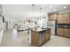 Open kitchen boasts stainless steel appliances and a large island at 1294 Harbor Ridge Dr, Kissimmee, FL 34759