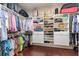 Large walk-in closet with ample shelving and hanging space at 341 Navarra Ln, Davenport, FL 33837