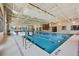 Indoor lap pool with high ceilings at 341 Navarra Ln, Davenport, FL 33837