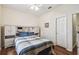 Bright bedroom with built-in cabinets and wood flooring at 123 Gulf Dr, Kissimmee, FL 34759